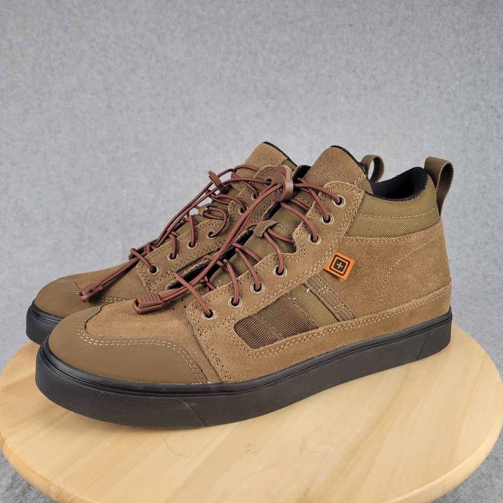 5.11 Tactical Norris Sneaker Mens 13 Dark Coyote Brown Suede Vibram 12411